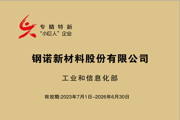 專精特新“小巨人”企業(yè)