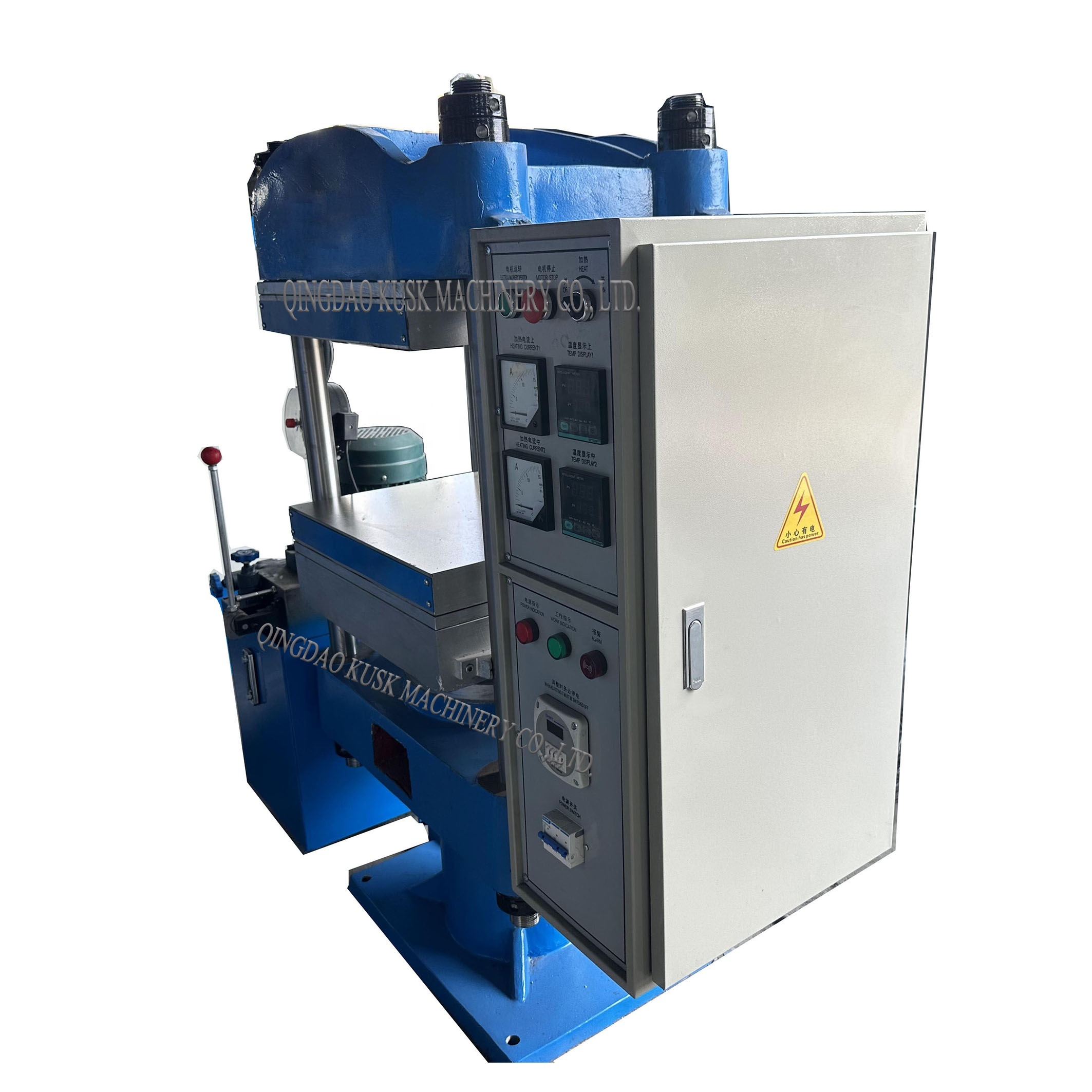 Rubber Heat Press/Plate Vulcanizing Press/Hydraulic Press with Auto Push-Pull Device