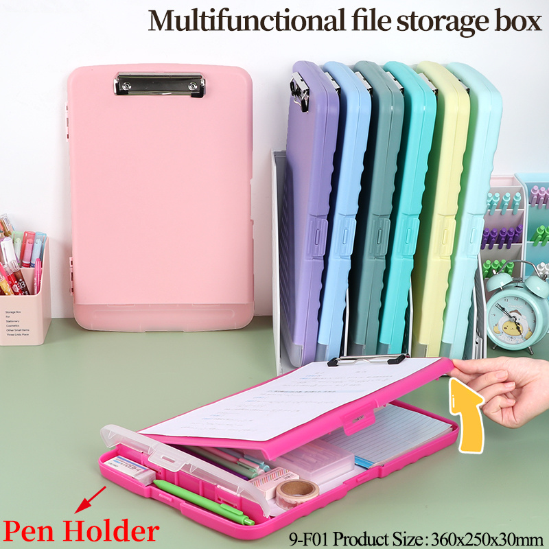 SUNSHING Nursing Plastic Clipboard With Storage Exam Document Filing Storage Case Office Supplies A4 Clipboards File Folder Box SUNSHING Nursing Plastic Clipboard With Storage Exam Document Filing Storage Case Office Supplies A4 Clipboards File Folder Box