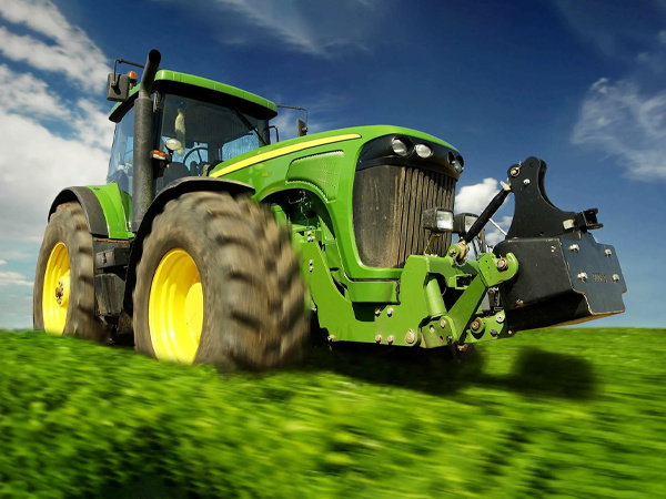 How to install a rotary tiller by tractor