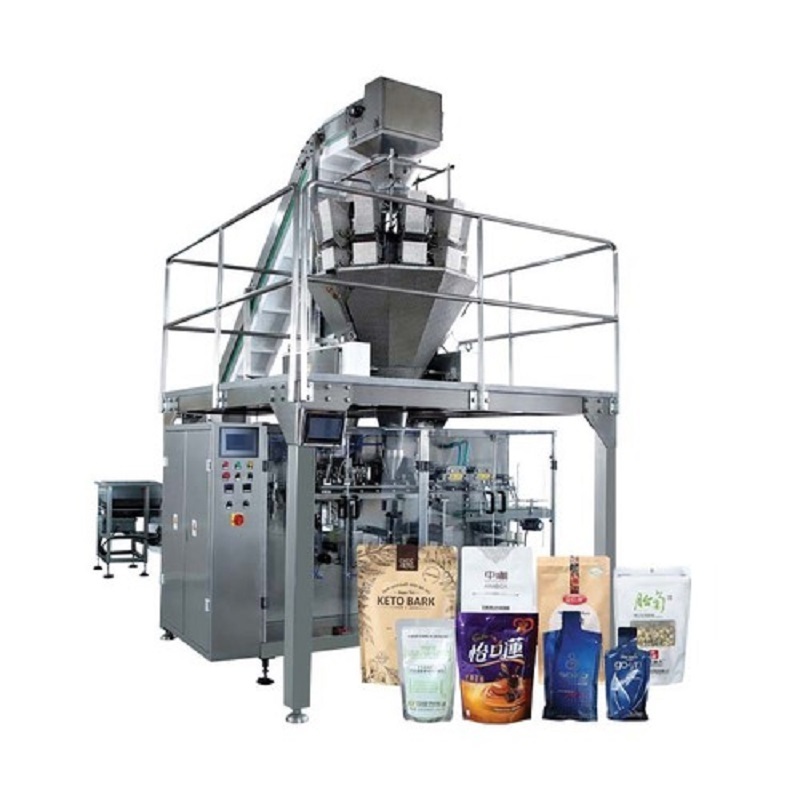 Automatic premade stand up zipper bag Potato Chips Banana Chips Packing Machine