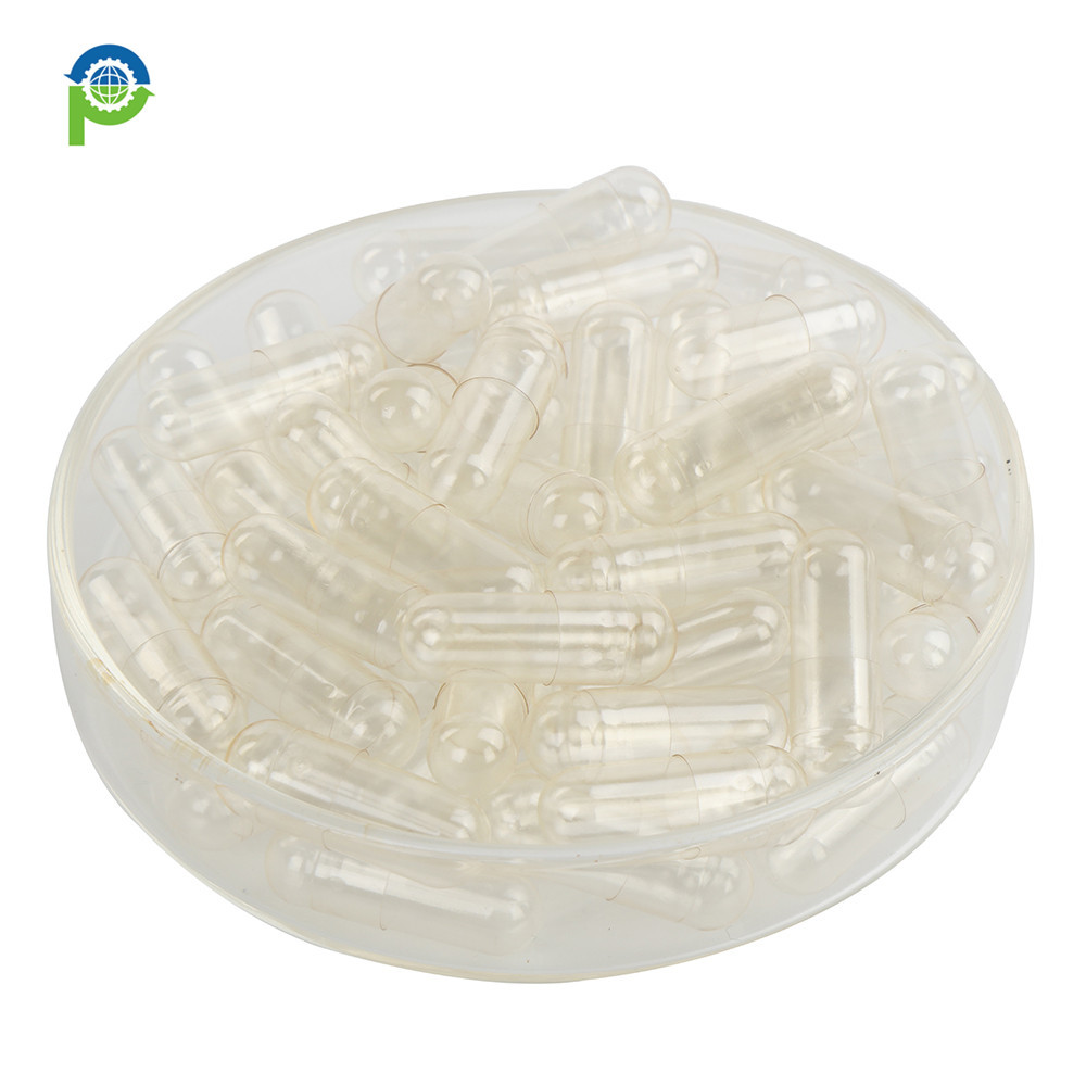 Size 0 Clear Vegetable Cellulose Empty HPMC Vegan Capsules