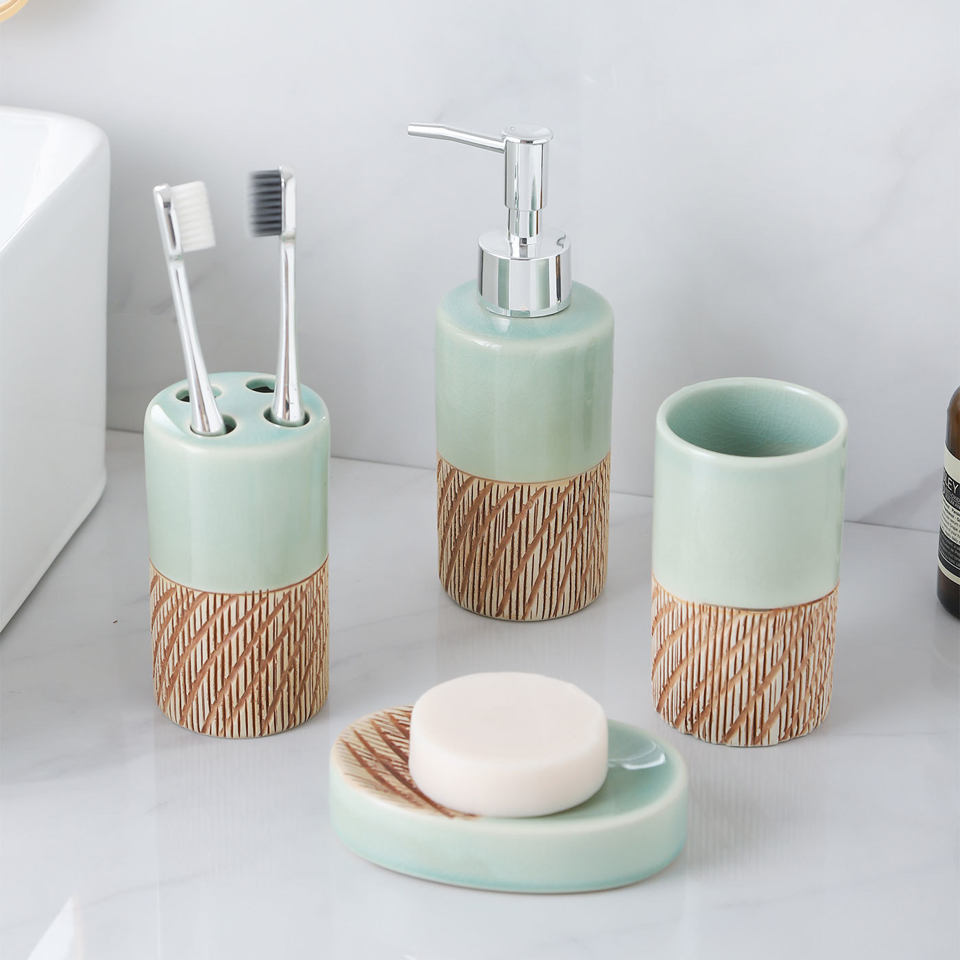 newest Modern Bathroom Set in Ceramic