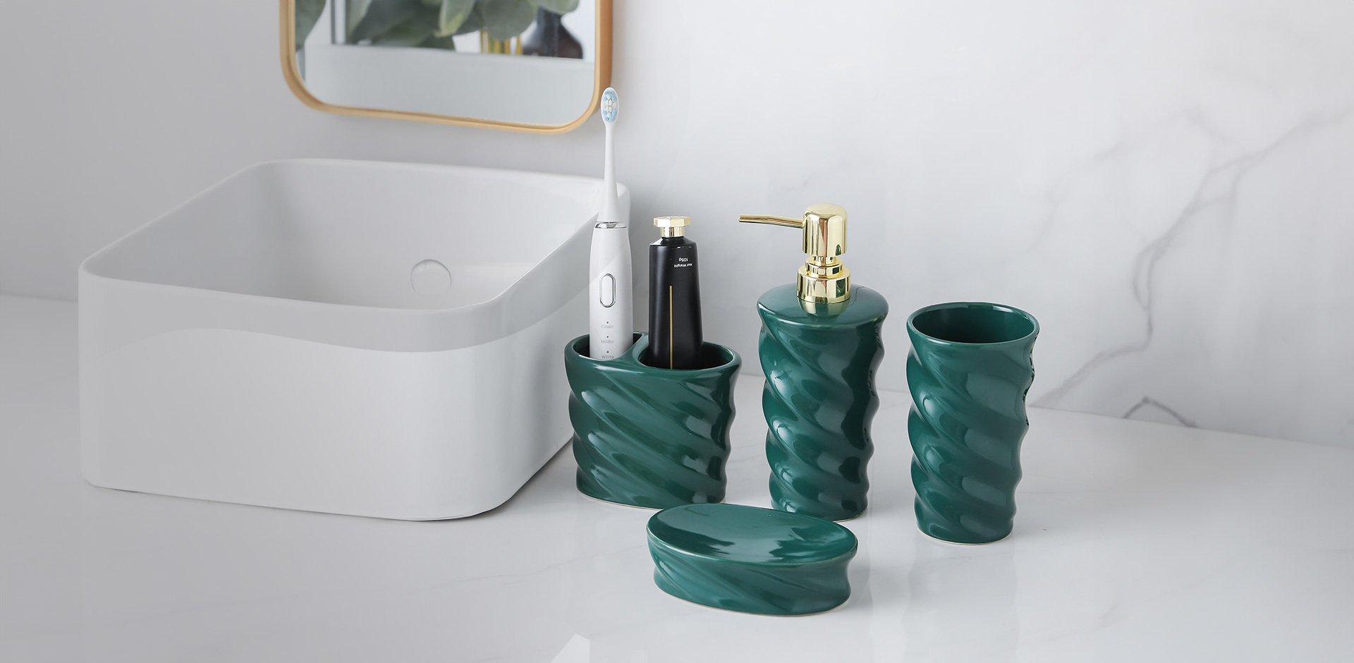 Enhancing Your Bathroom Experience: The Ultimate Soap and Lotion Dispenser Set with Tray