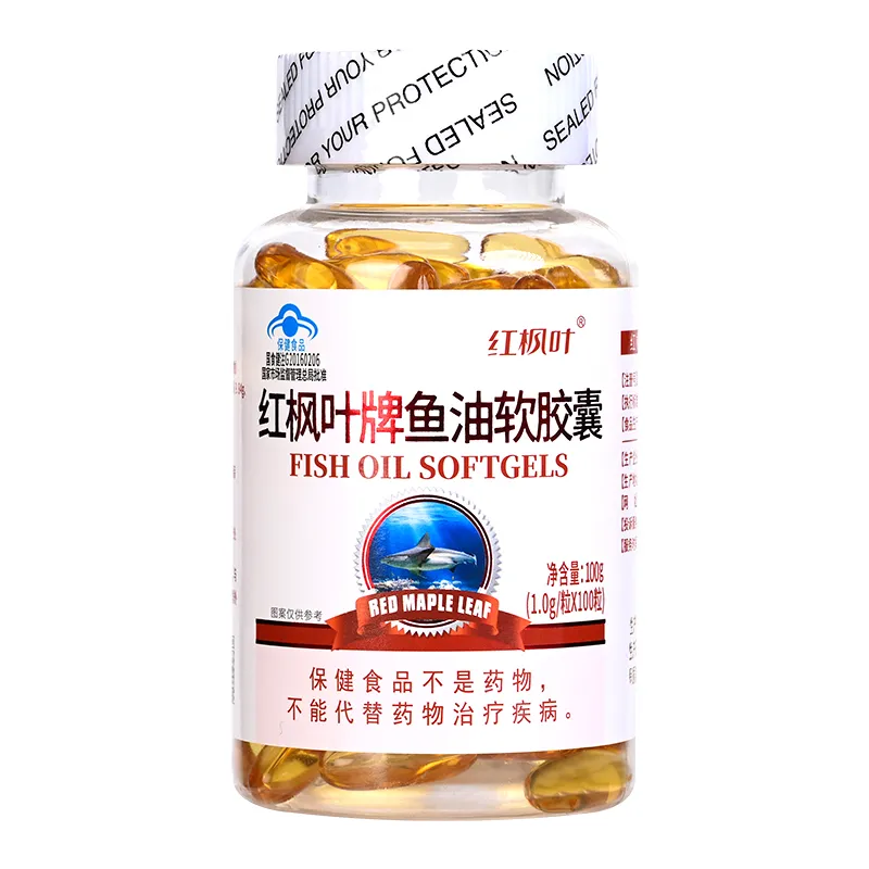 Red Maple Leaf Brand Fish Oil Soft Capsule