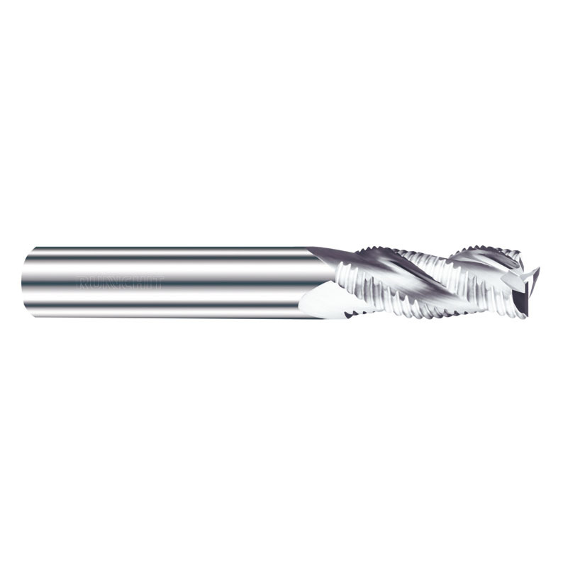 Roughing end mill for aluminum