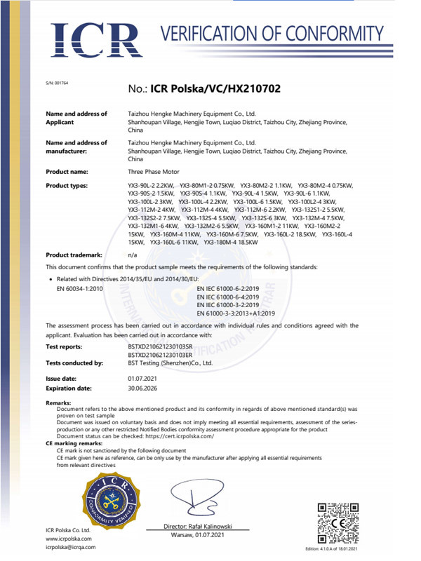 ICR VERIFICATION OF CONFORMITY (2)