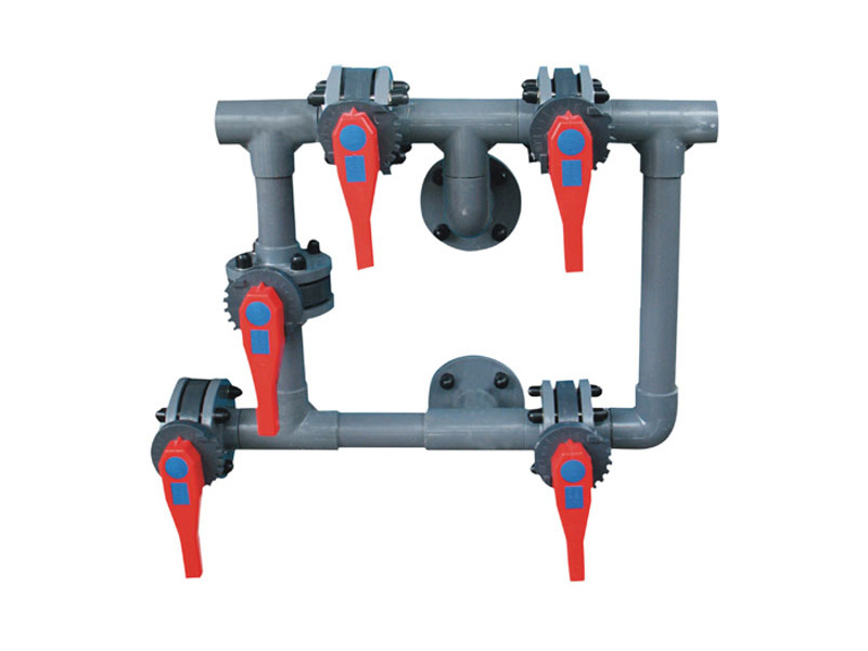 Five butterfly valve components