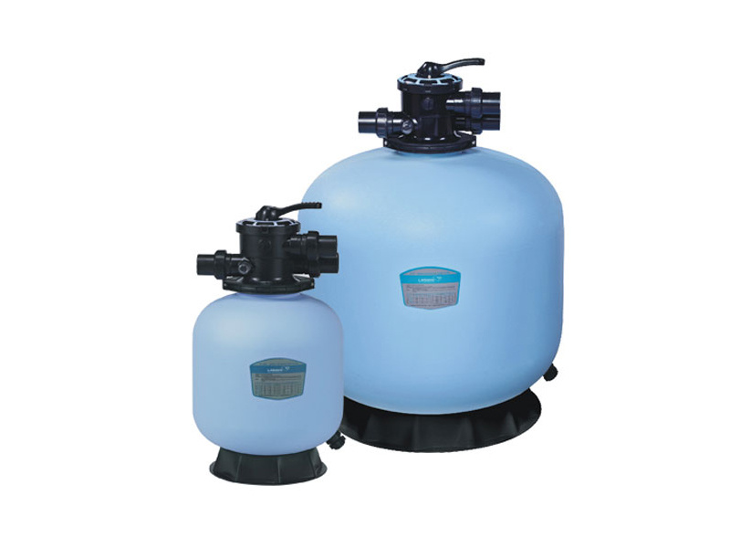 Top-out plastic quartz sand filter