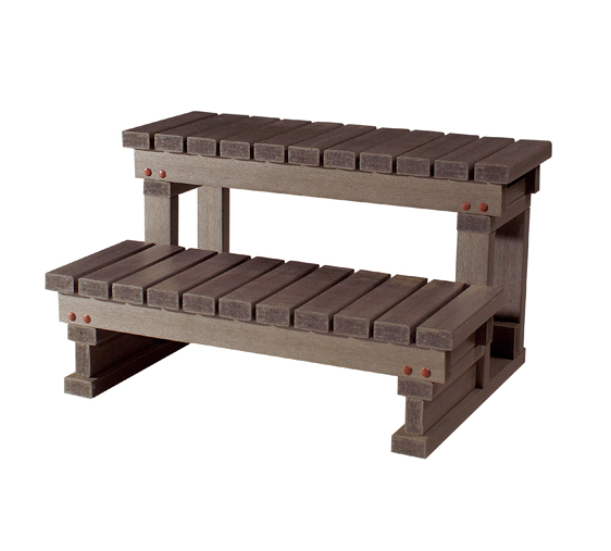 Wood-plastic ladder WL-3