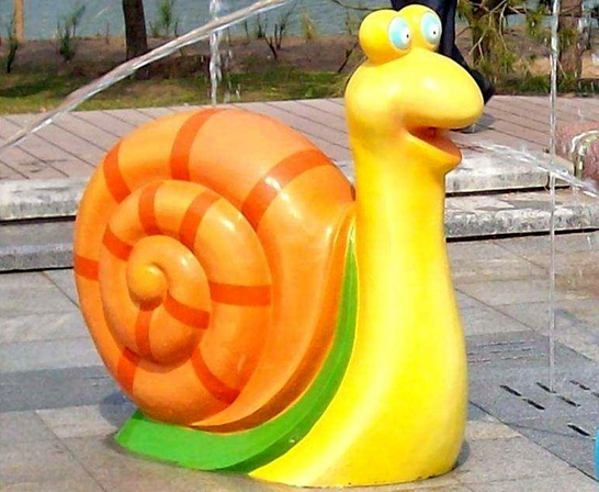 小品戏水蜗牛喷水