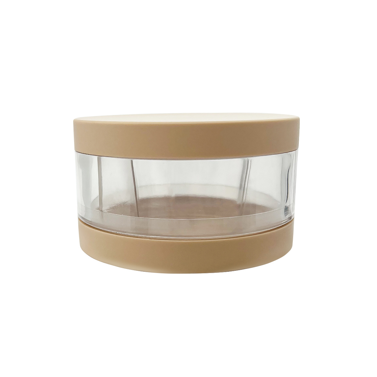 Face cream glass bottle