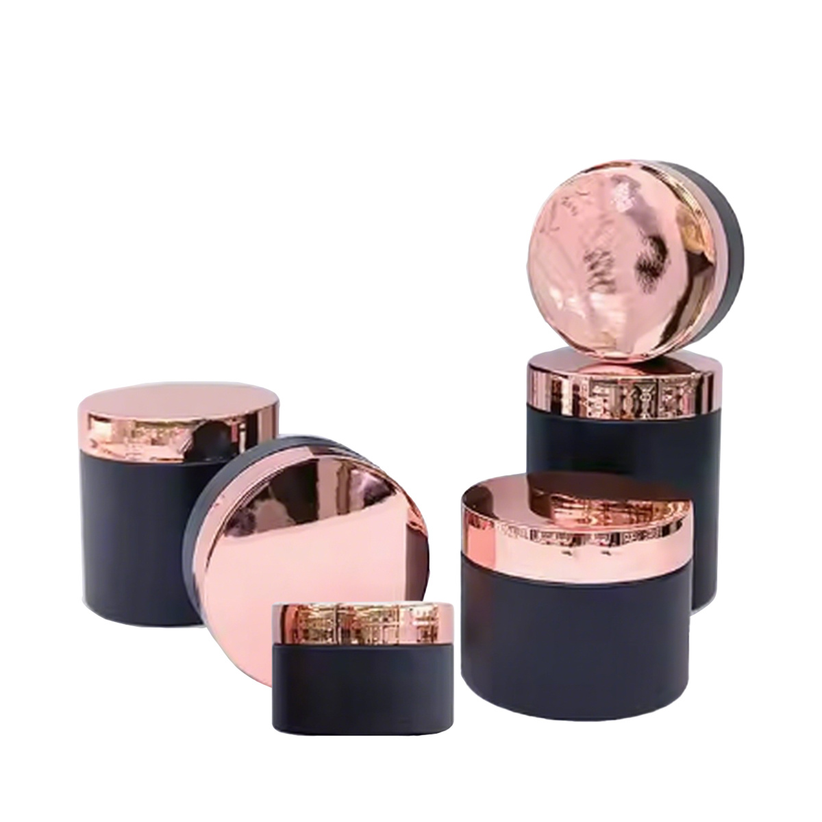 Face cream glass bottle