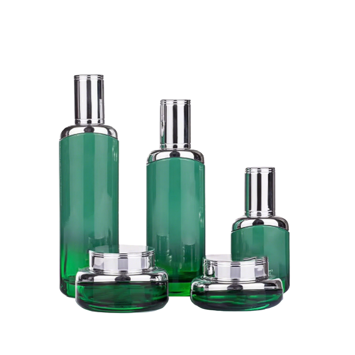 Face cream glass bottle