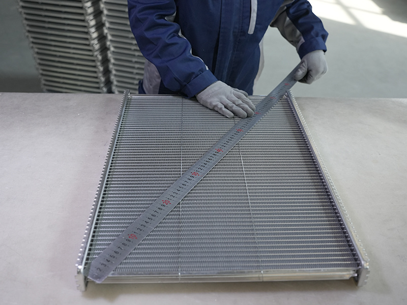 Dimension inspection of radiator core Dimension inspection of radiator core