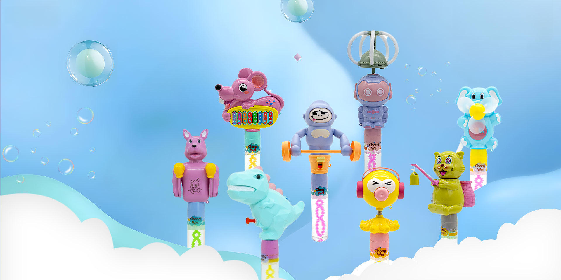 Electric bubble toys