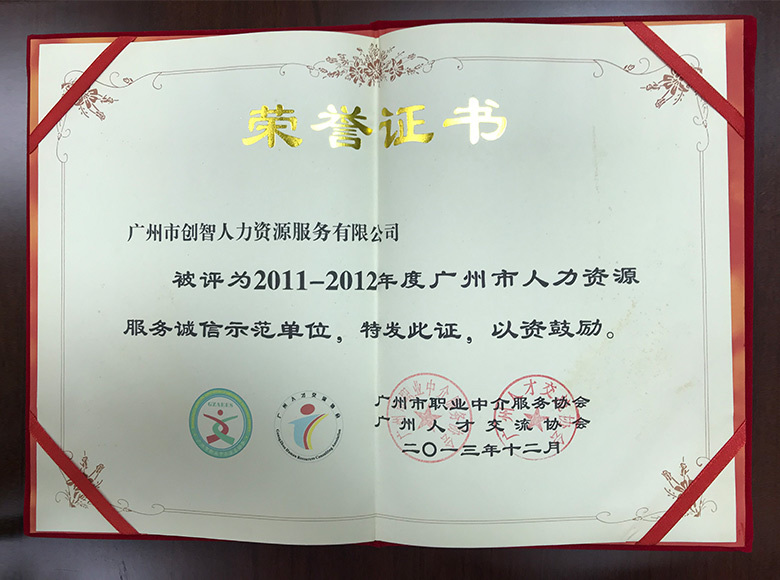 誠信示范單位