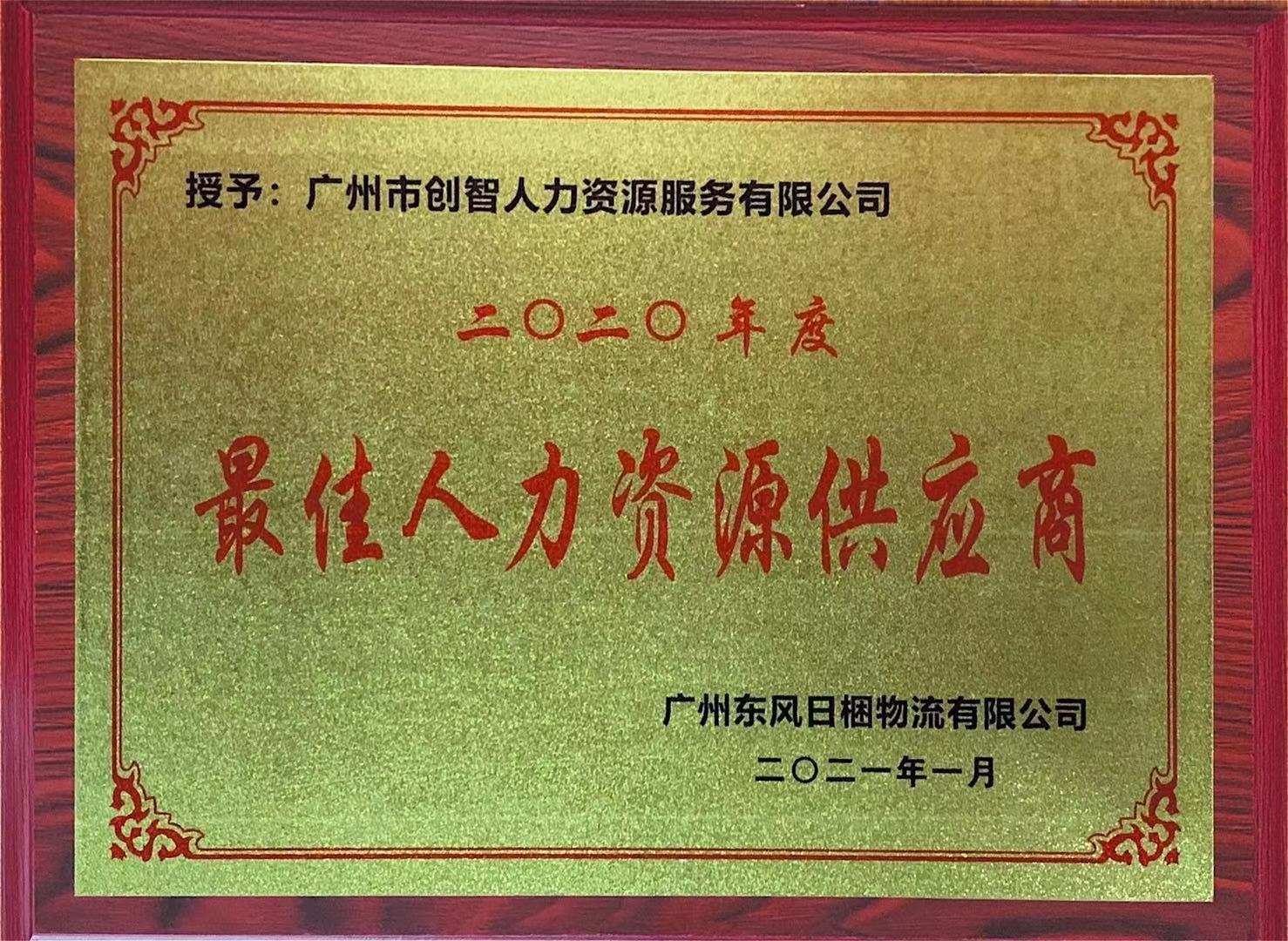 最佳人力資源供應商