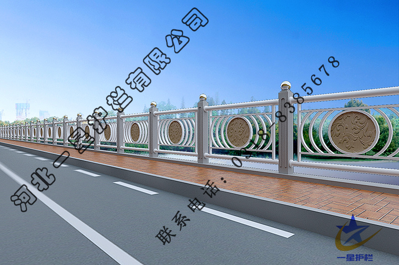 鑄造石仿石護(hù)欄不銹鋼橋梁景觀護(hù)欄