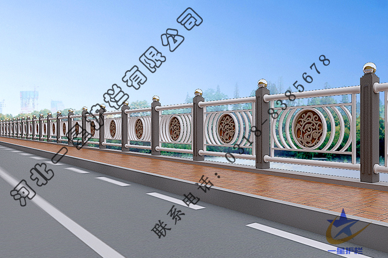 鑄造石仿石護(hù)欄不銹鋼橋梁景觀護(hù)欄