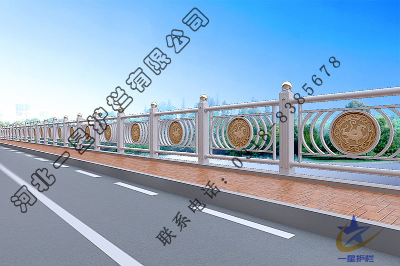鑄造石仿石護(hù)欄不銹鋼橋梁景觀護(hù)欄
