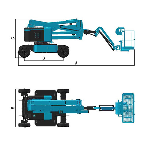 ASA48E Self-Propelled Articulated Booms
