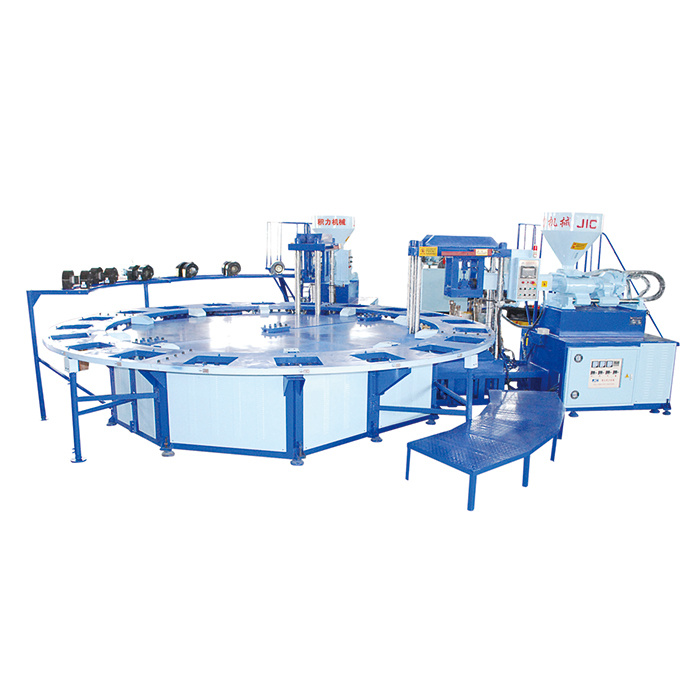 JIC720D雙色PVC吹氣成型機