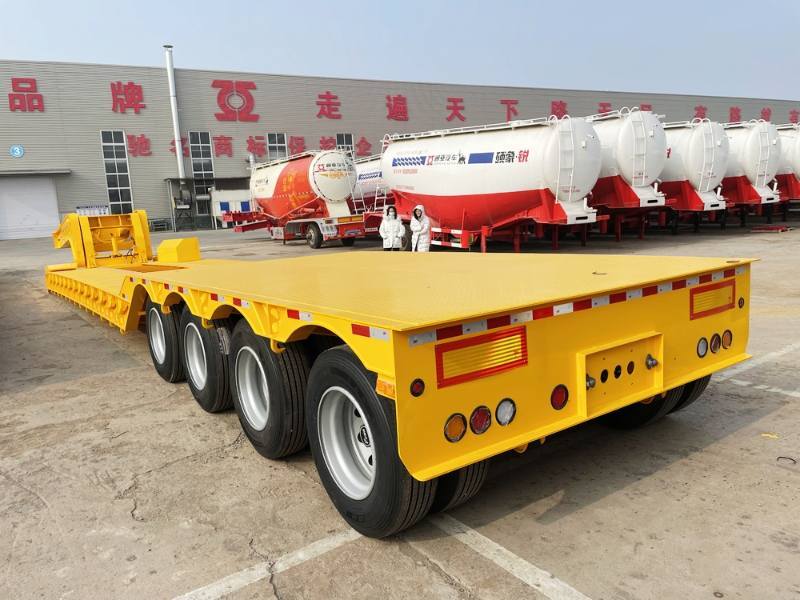 4-Axles Lowbed Semi-Trailer
