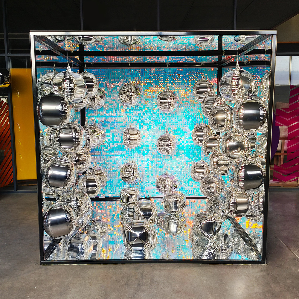 Sequin mirror photo booth