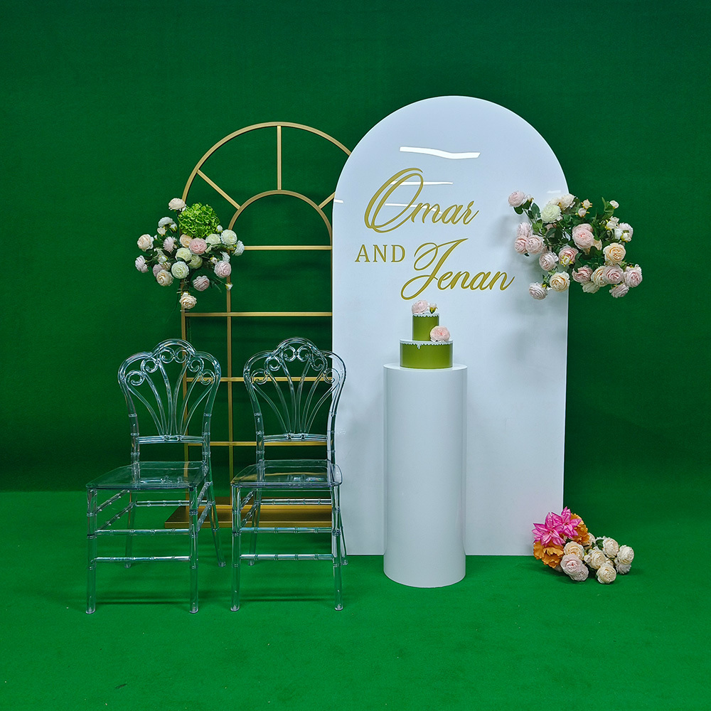 Arched backdron stand