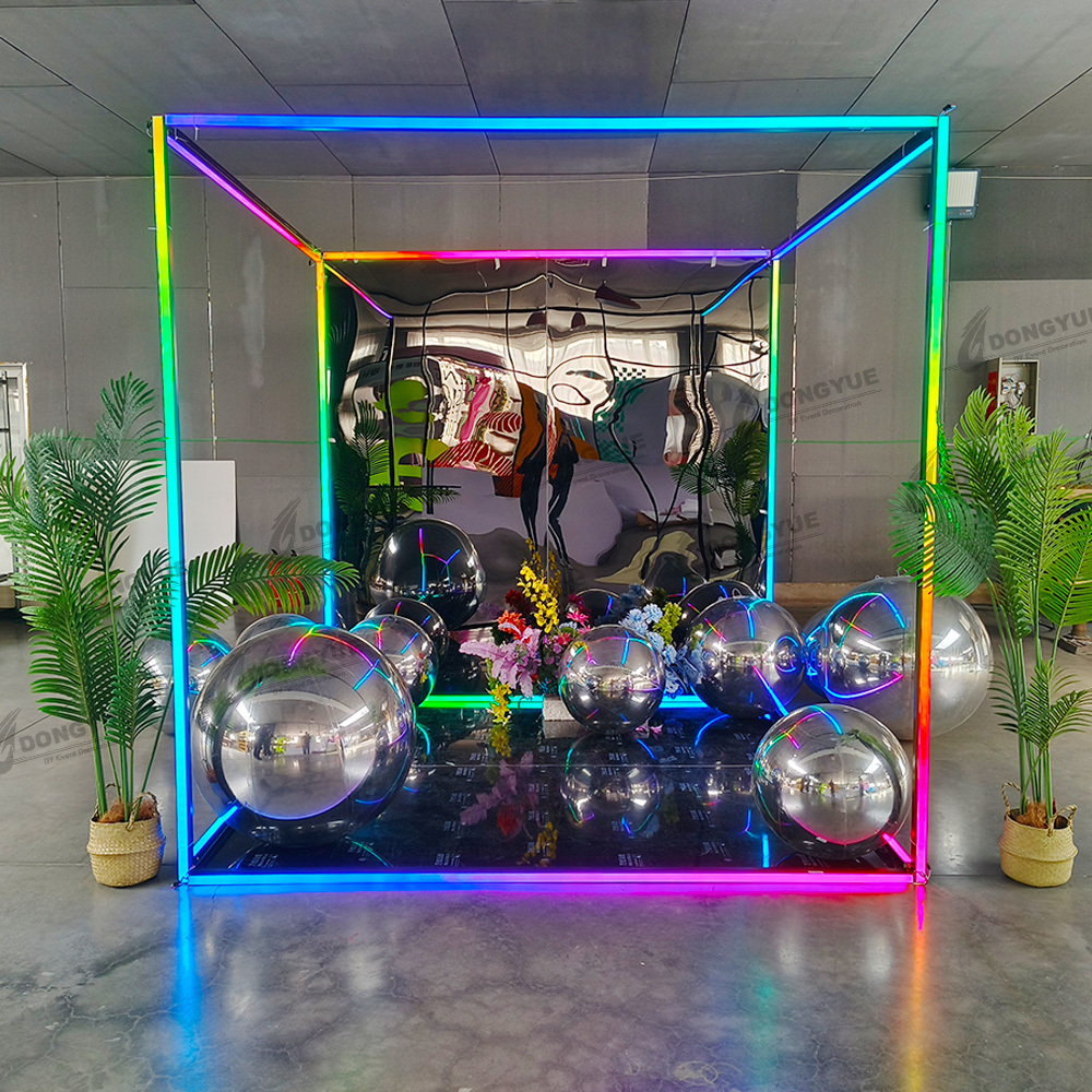 RGB led photo booth frame