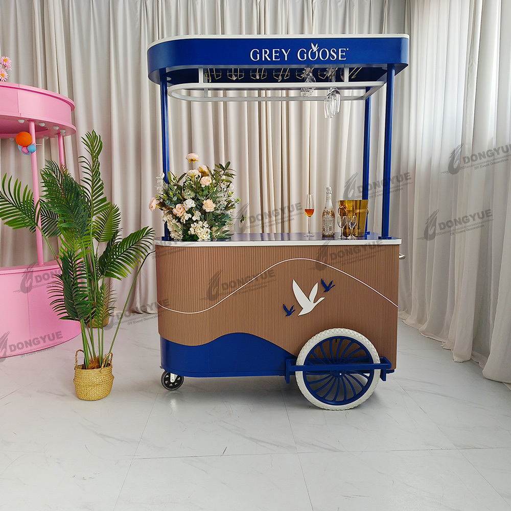 Custom design charcuterie cart with light