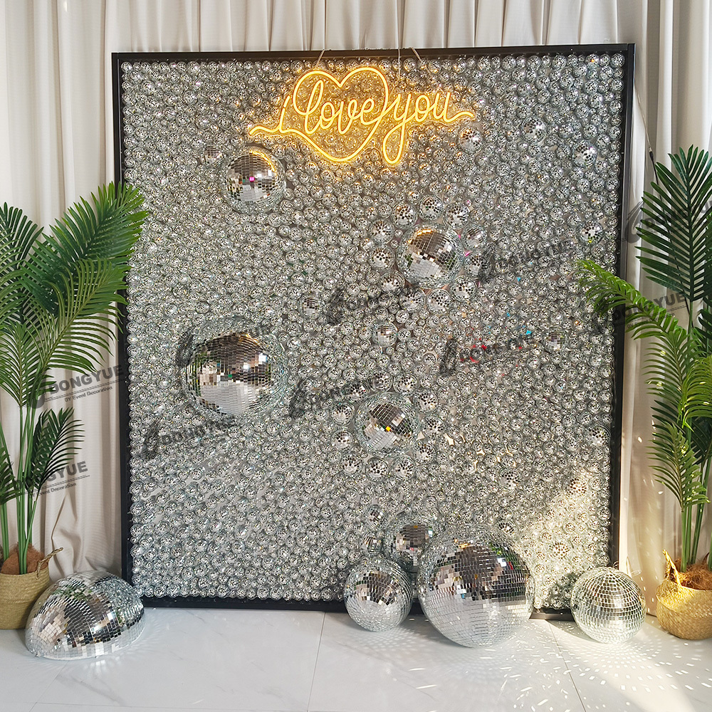 Disco ball wall