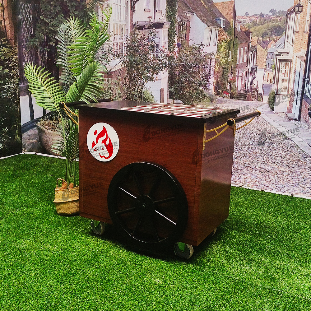 Compact Mobile Food Cart