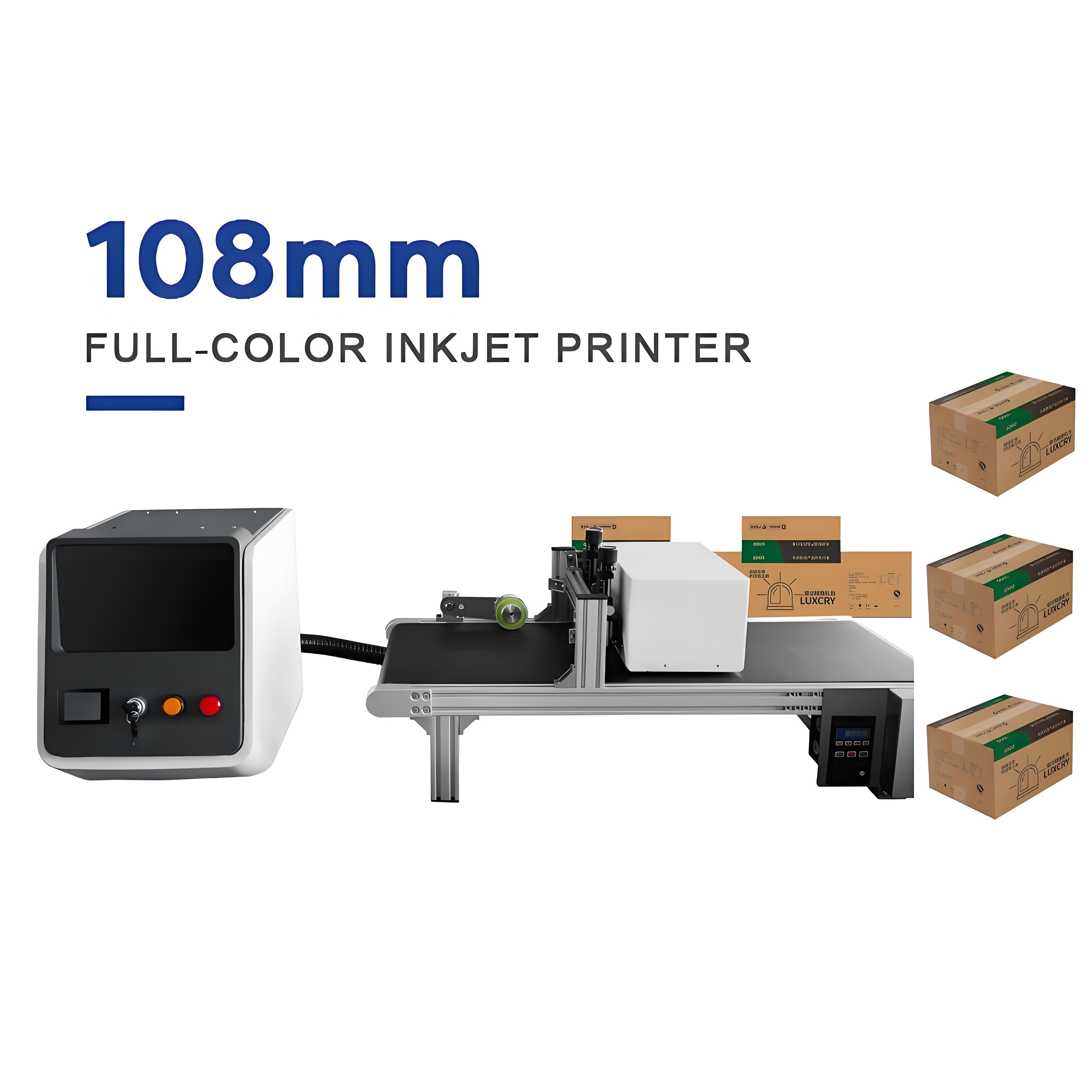 VZJET TIJ 4.0 technology 108mm height CMYK full color printer machine