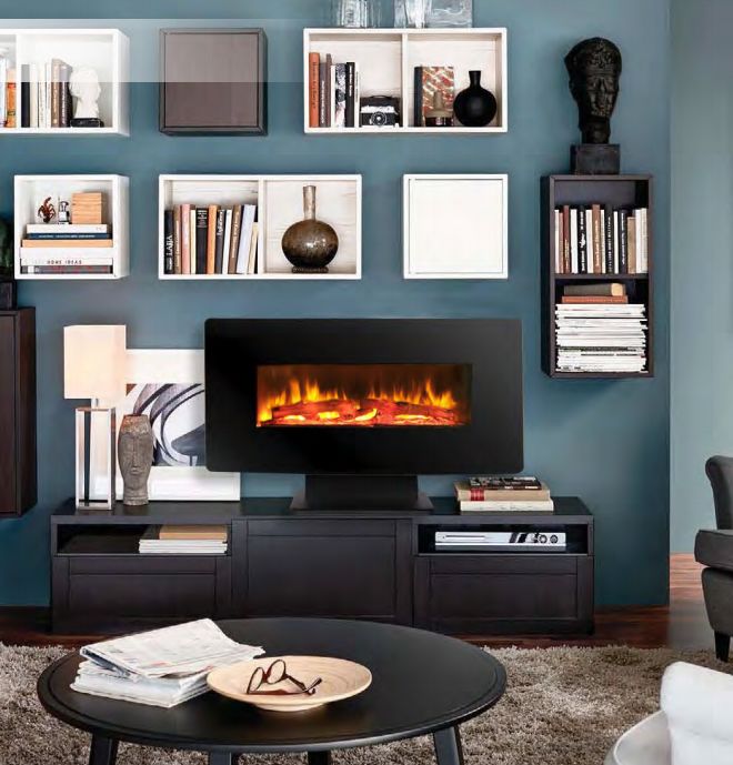 Wall Mounted Fireplace Electric Heater