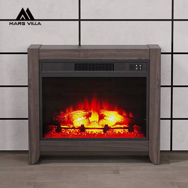 Electric Decorative Fireplace with Mantel