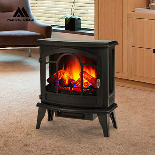 20" Electric Stove Heater with 3D flame