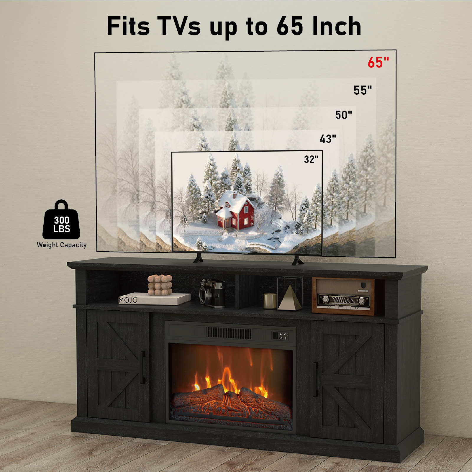 TV Cabinet Fireplace