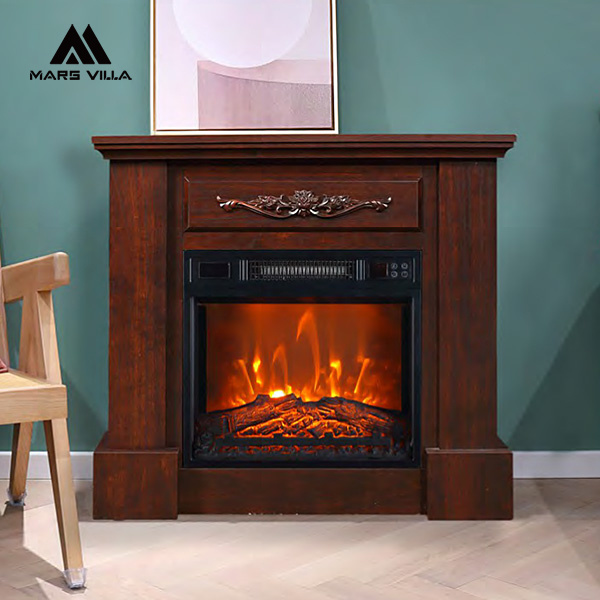 Indoor Wood Fireplace