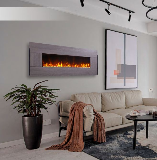 Wall Mounted Fireplace Electric