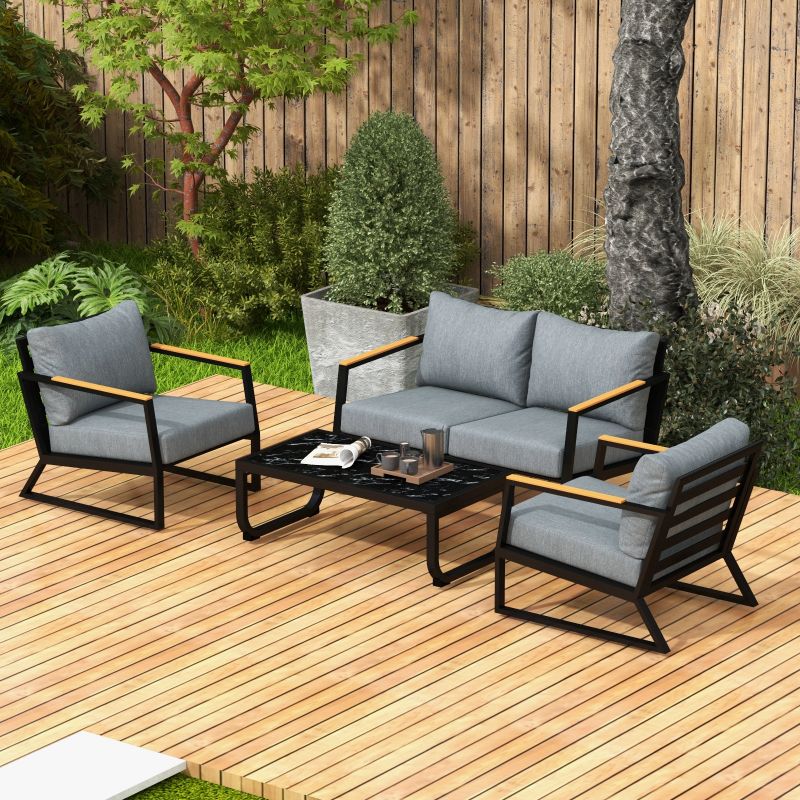 Outdoor Patio Furniture Set Modern Outdoor Conversation Set