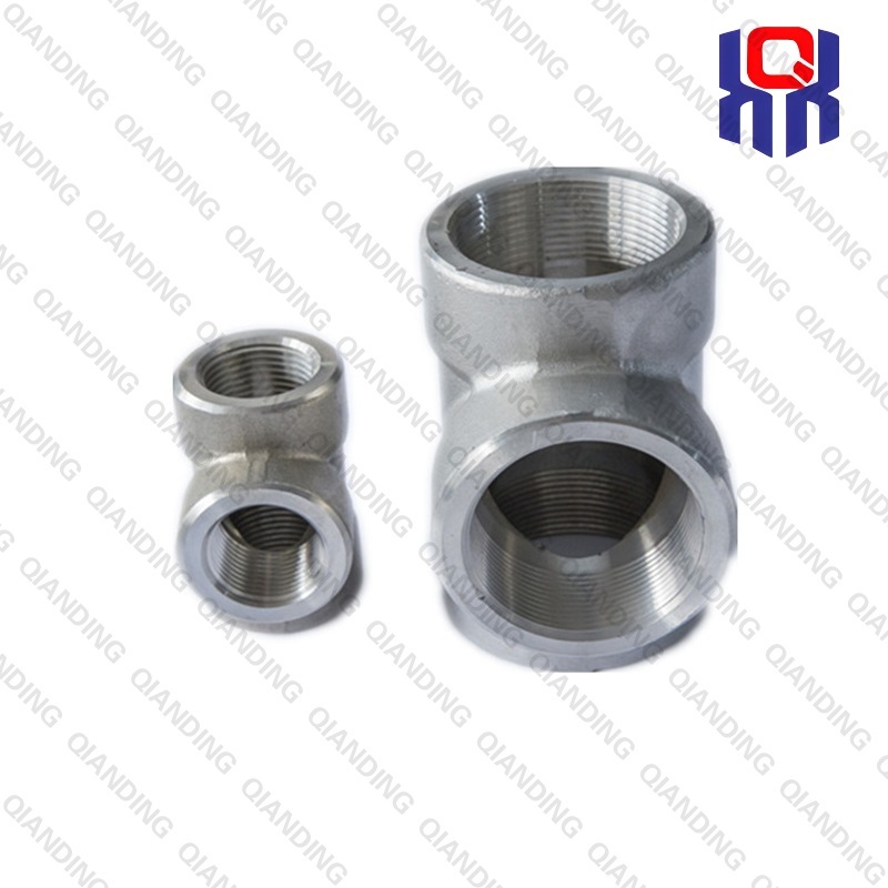 Stainless steel Thread Tee A182 F304/304L/316/316L/316Ti