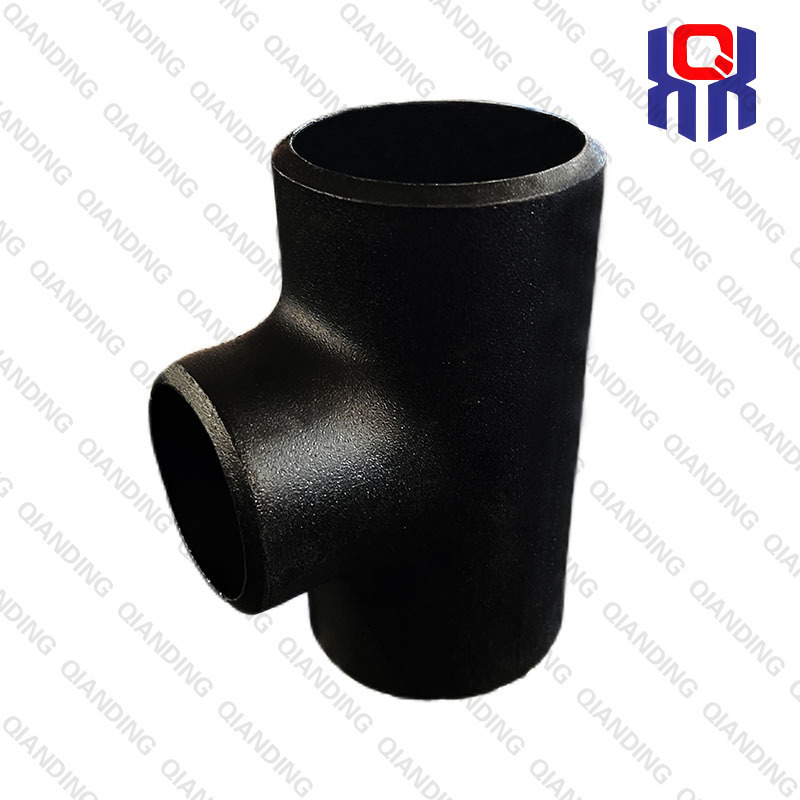 Black Steel Seamless Reducing Tee