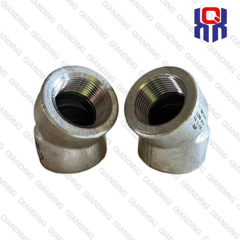 Forged Steel Thread Elbow 45Deg & 90Deg