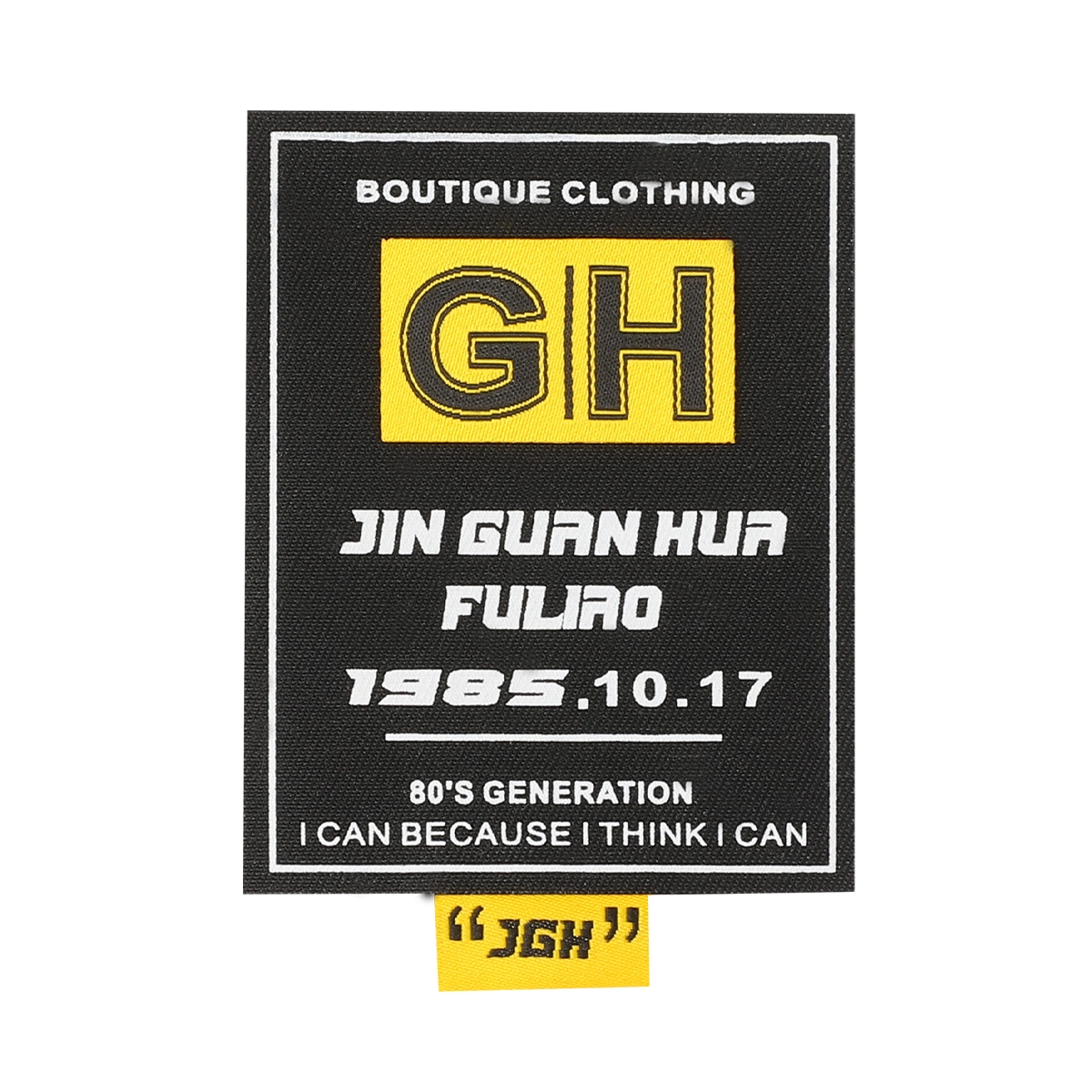 Combination decorative label