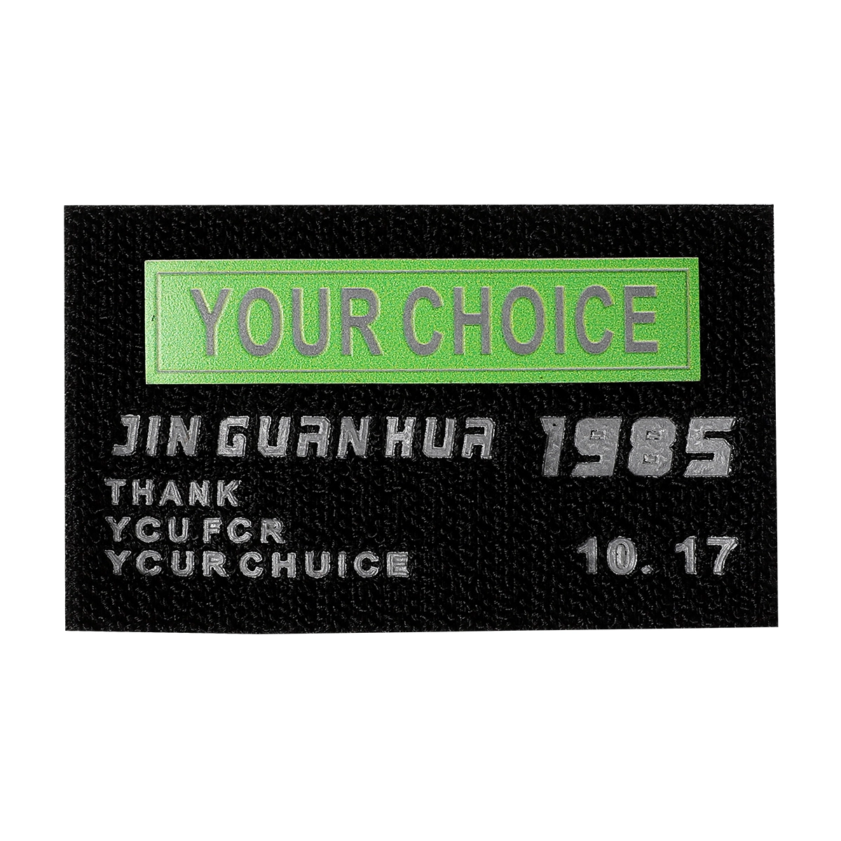 Combination decorative label