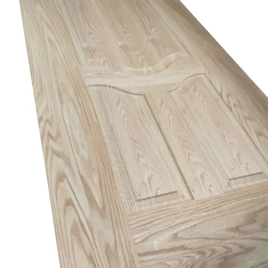 Natural Wood Veneer Oak Melamine Paper Faced MDF/HDF Skin Door for Furniture