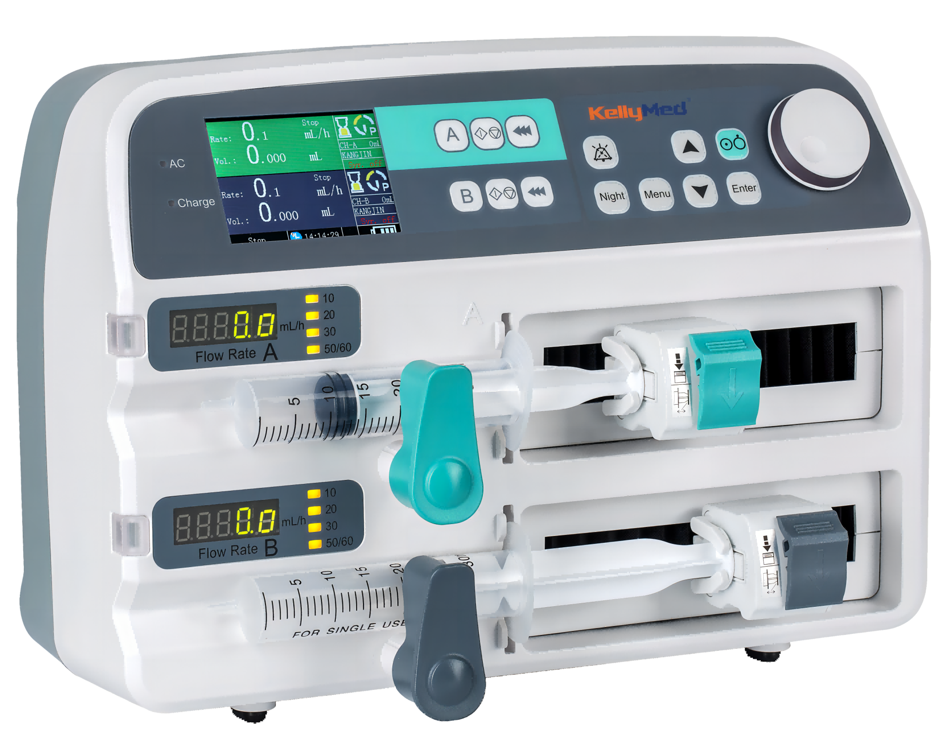 ED-S02   Dual Channel Syringe Pump