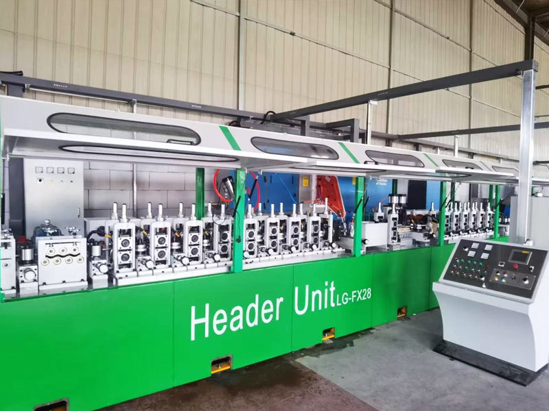 Aluminum tube machine